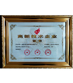 巢湖國力航標器材有限公司高新企業證書